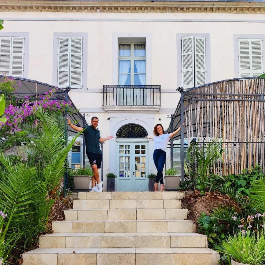 Chambres D'Hotes - Bed And Breakfast Les Palmiers Meze Luaran gambar