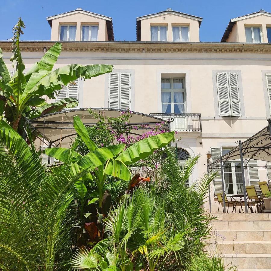 Chambres D'Hotes - Bed And Breakfast Les Palmiers Meze Luaran gambar