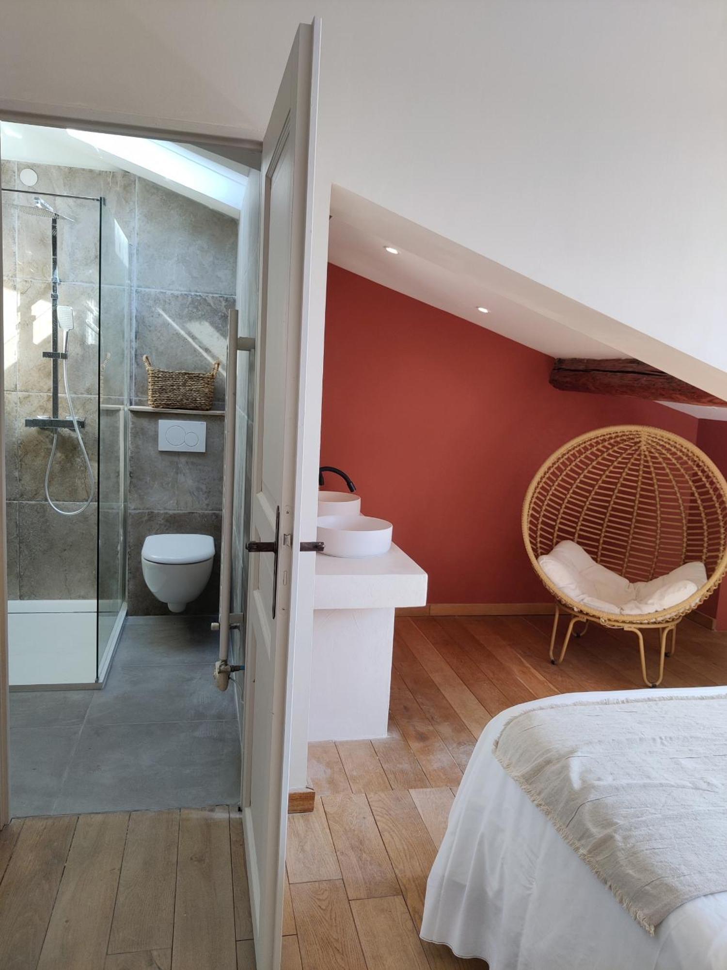 Chambres D'Hotes - Bed And Breakfast Les Palmiers Meze Bilik gambar