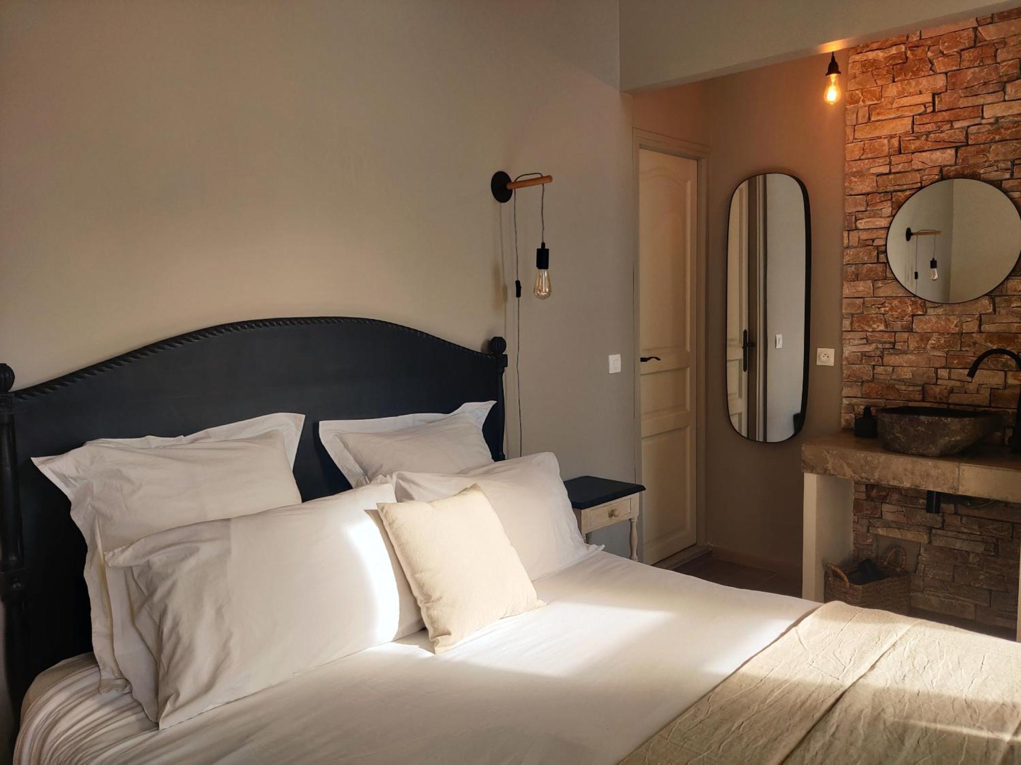 Chambres D'Hotes - Bed And Breakfast Les Palmiers Meze Luaran gambar