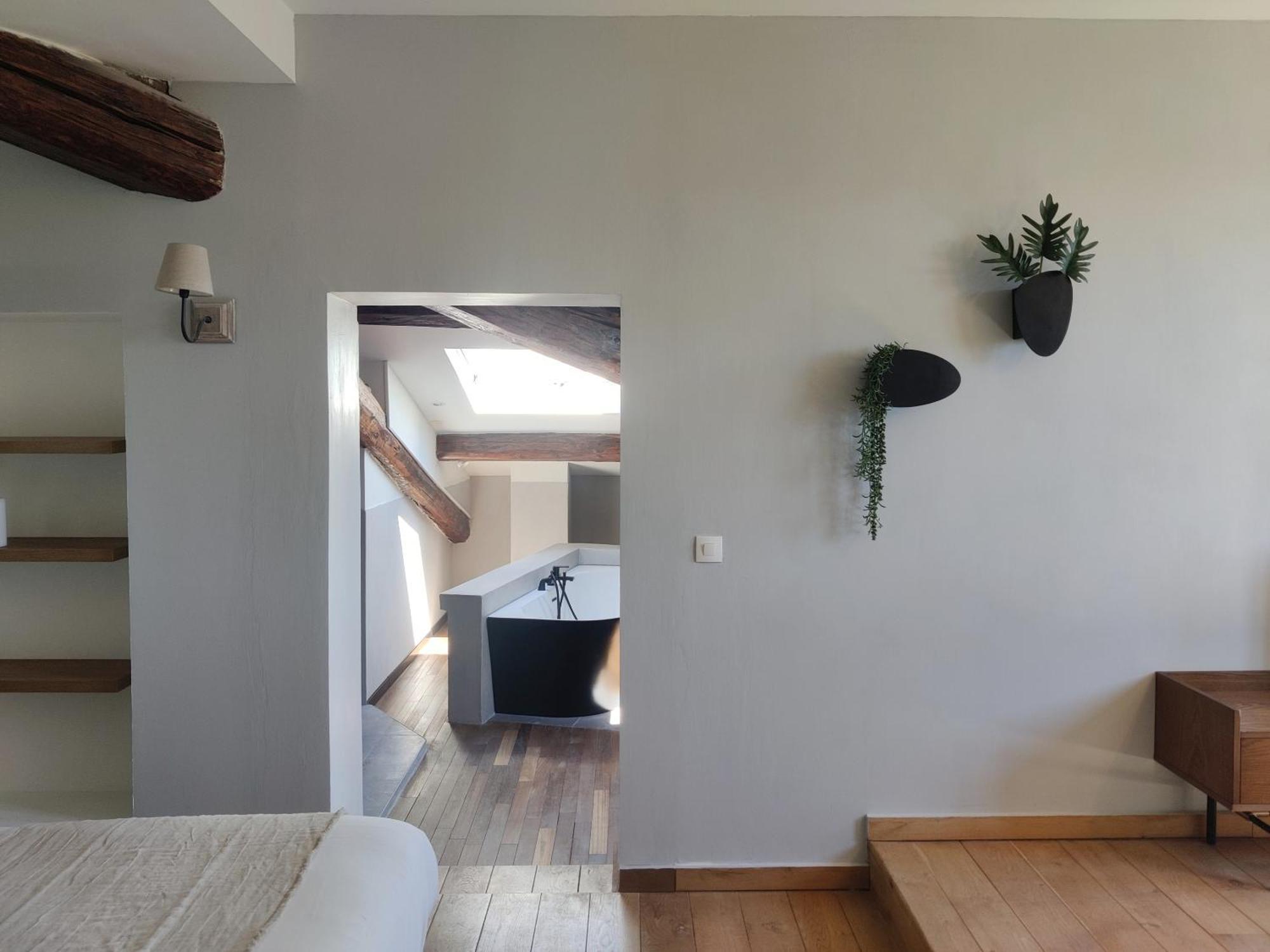 Chambres D'Hotes - Bed And Breakfast Les Palmiers Meze Luaran gambar